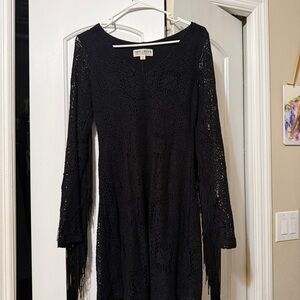 Idyllwind Black Crochet Dress